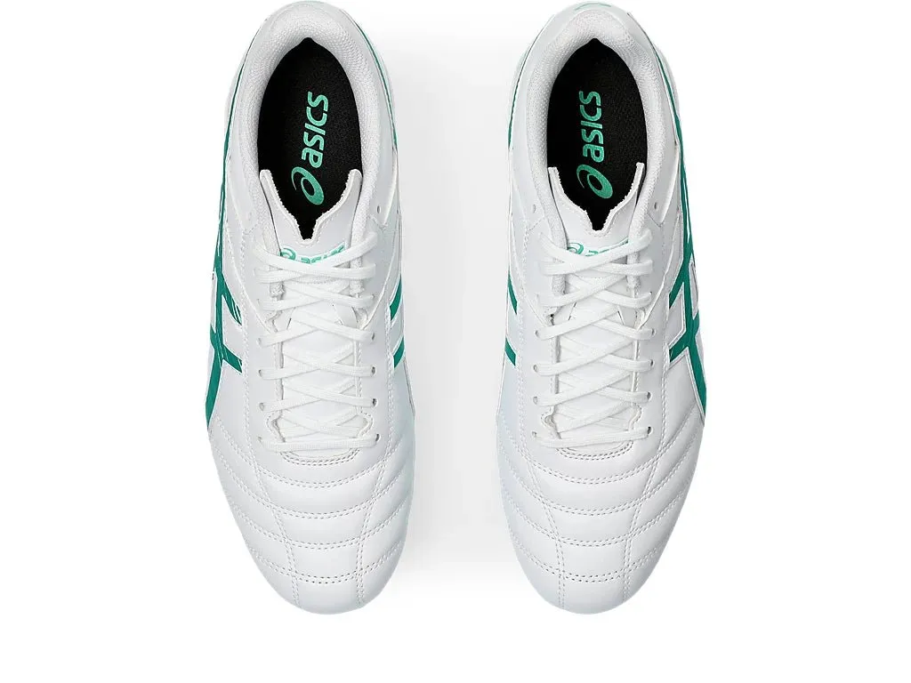 ASICS MEN'S LETHAL SPEED WHITE/GREEN FOOTBALL BOOTS