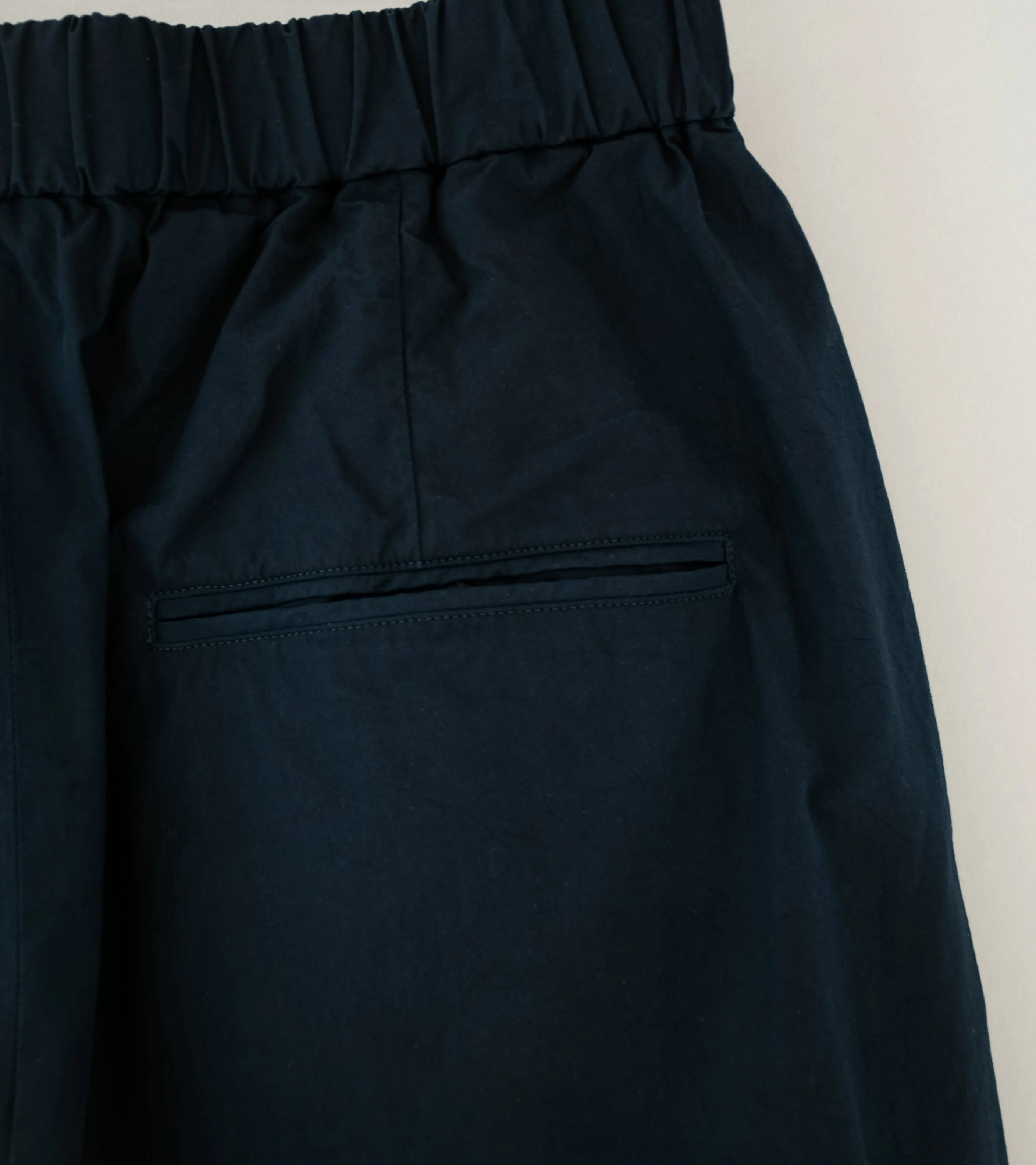 Aton 'Parachute Pants' (Navy Kyoto Tsurizome Cotton)