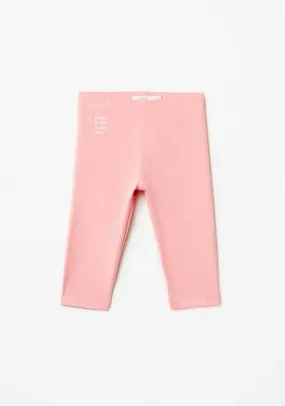 Basic Baby Girl Leggings - Pink