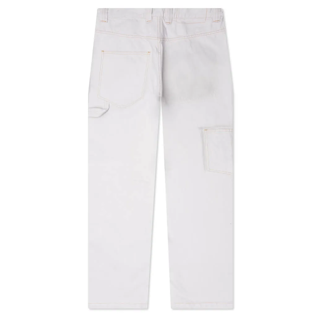 Chalk Selvedge Utility Jeans - Ice