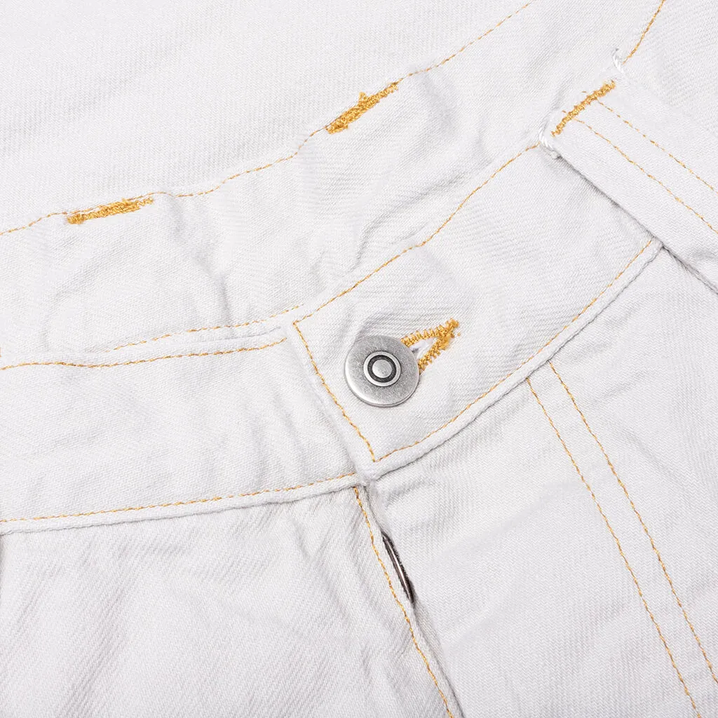 Chalk Selvedge Utility Jeans - Ice