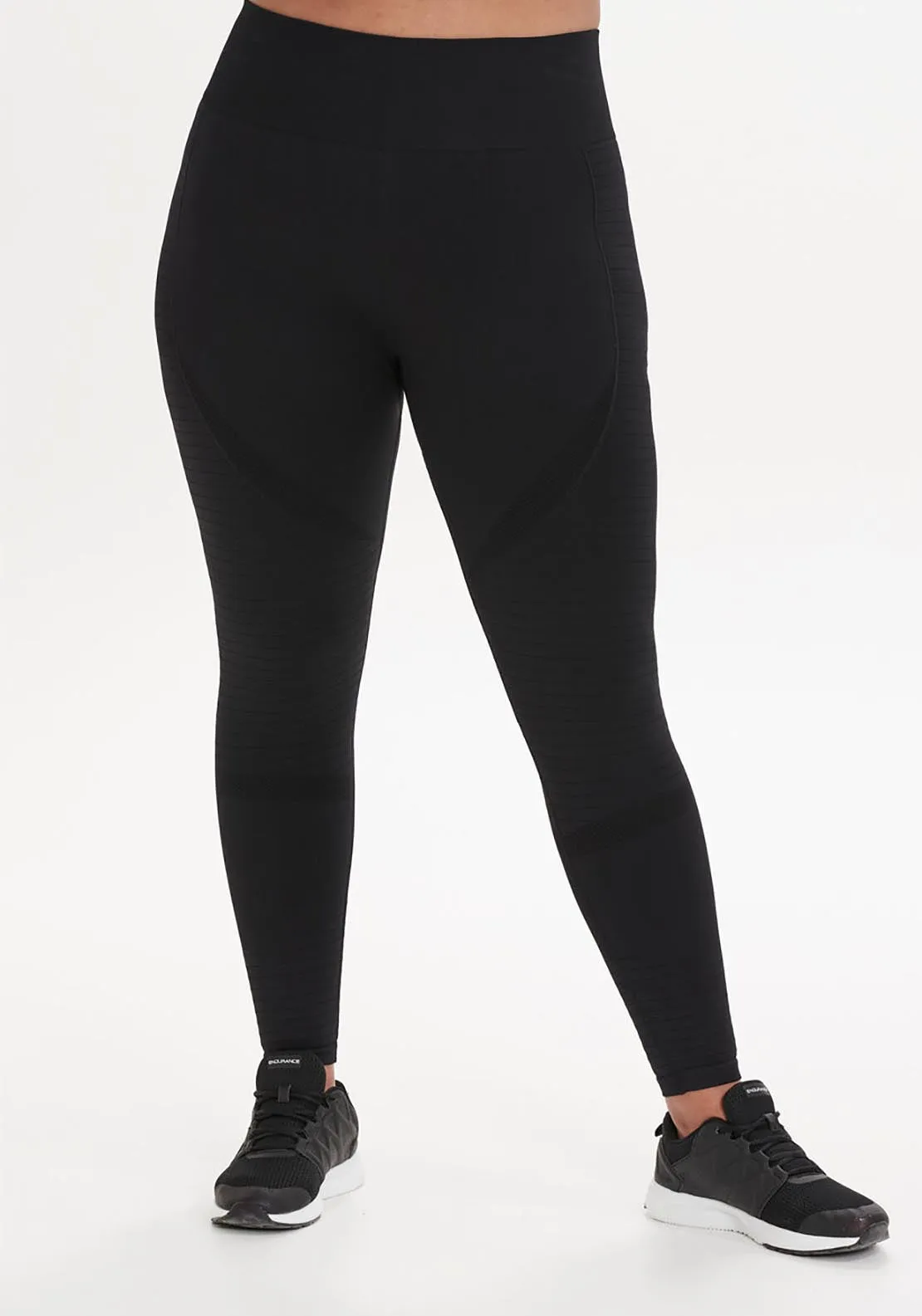 Deena Womens Seamless Leggings - Black