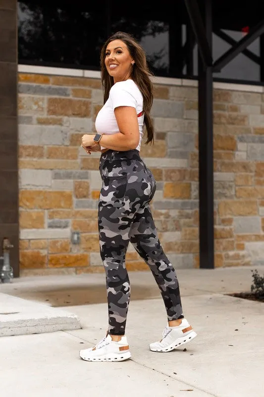 Full Length Charlie Camo Leggings with Pockets