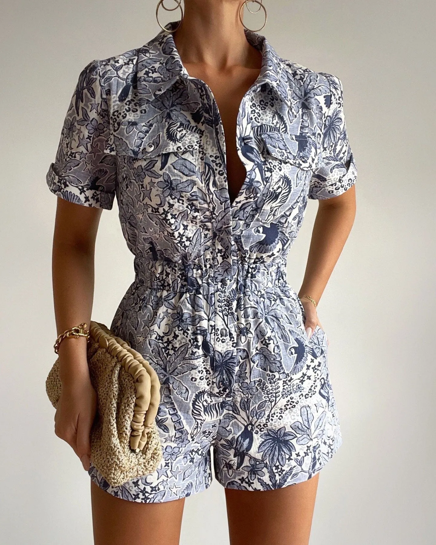 Gaia Romper - Print