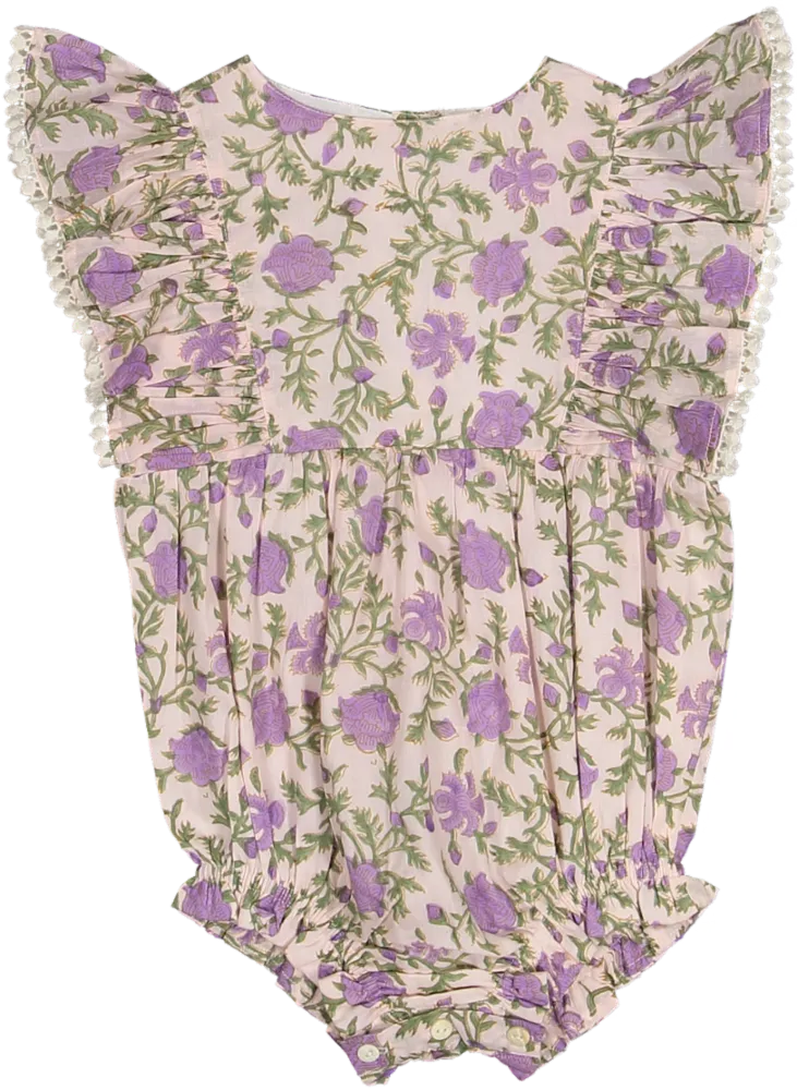 IVY ROMPER-PURPLE ROSE