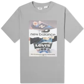 Levi's x New Balance Graphic teeGrey