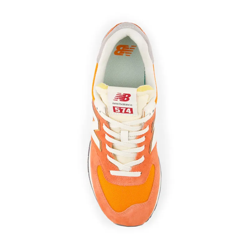 Men's 574 Atomic Orange/White