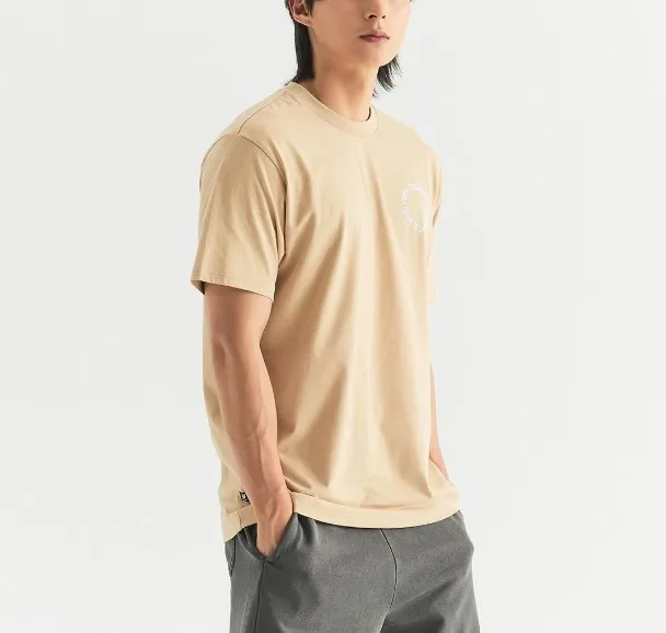 New Balance  |Crew Neck Unisex Street Style Plain Cotton Short Sleeves