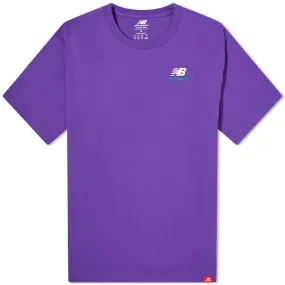 New Balance Essentials Embroidered T-ShirtPurple