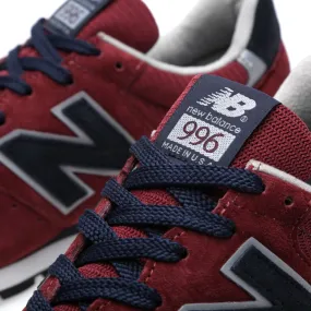 New Balance M996GLMBurgundy & Navy