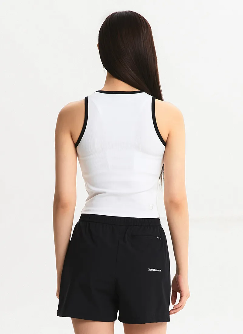 New Balance  |Street Style U-Neck Plain Cotton Tanks & Camisoles