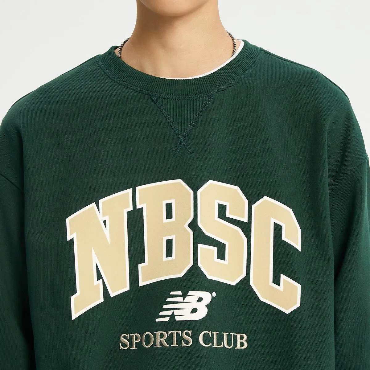 New Balance  |Unisex Street Style Logo Sweatshirts