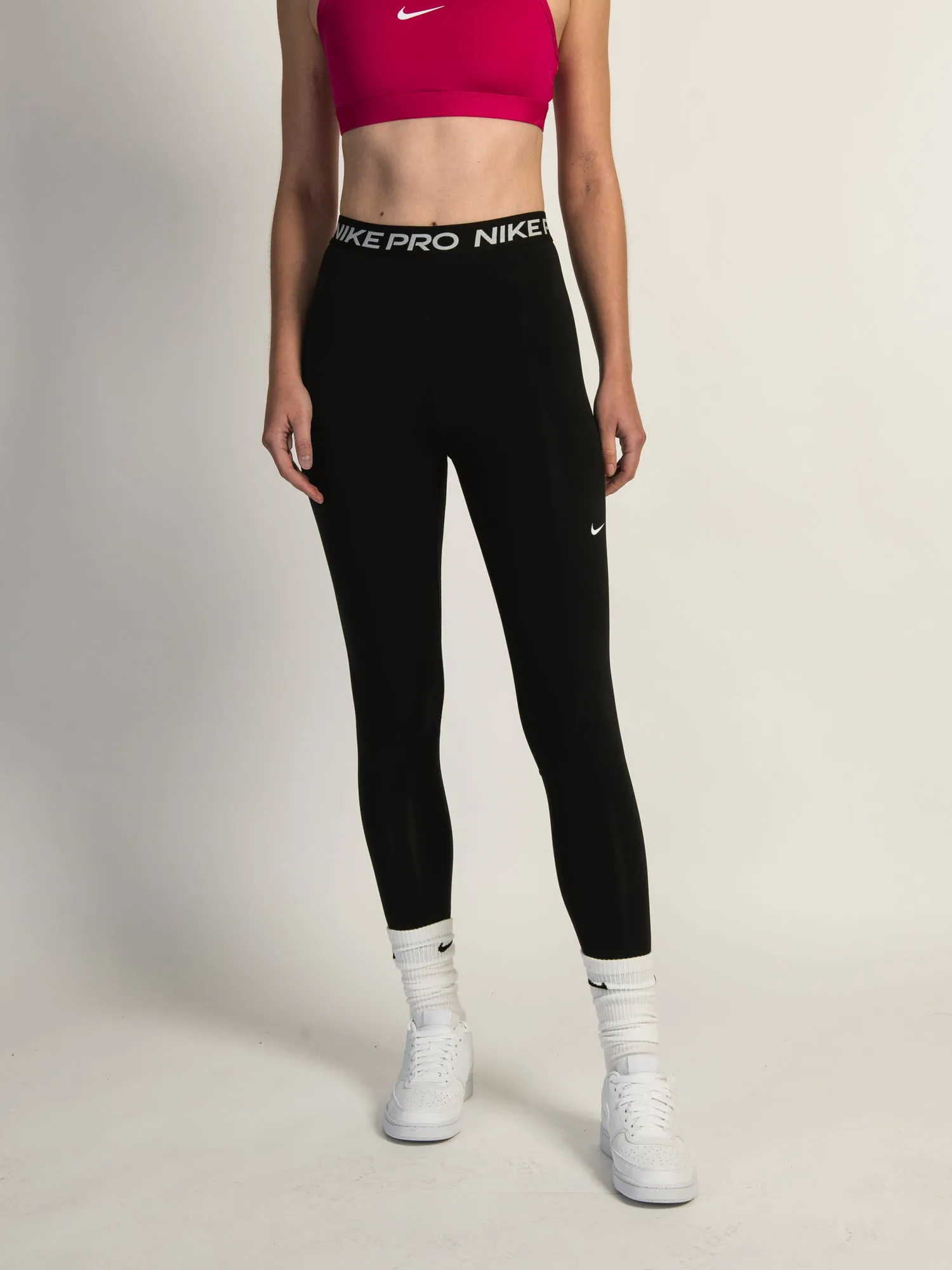 NIKE HEAVYWEIGHT 7/8 MESH PANEL LEGGINGS