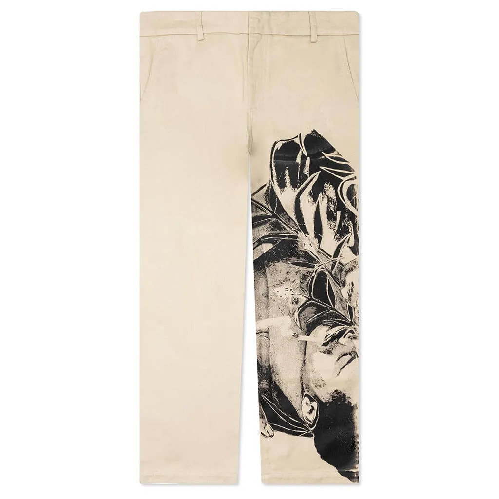 POL Print Chino Trousers - Beige