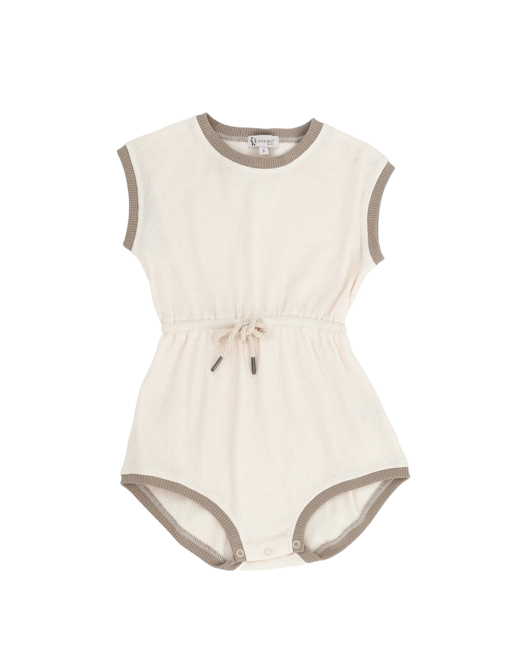 River Unisex Romper - Cream