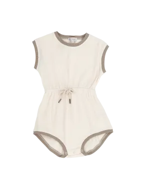 River Unisex Romper - Cream