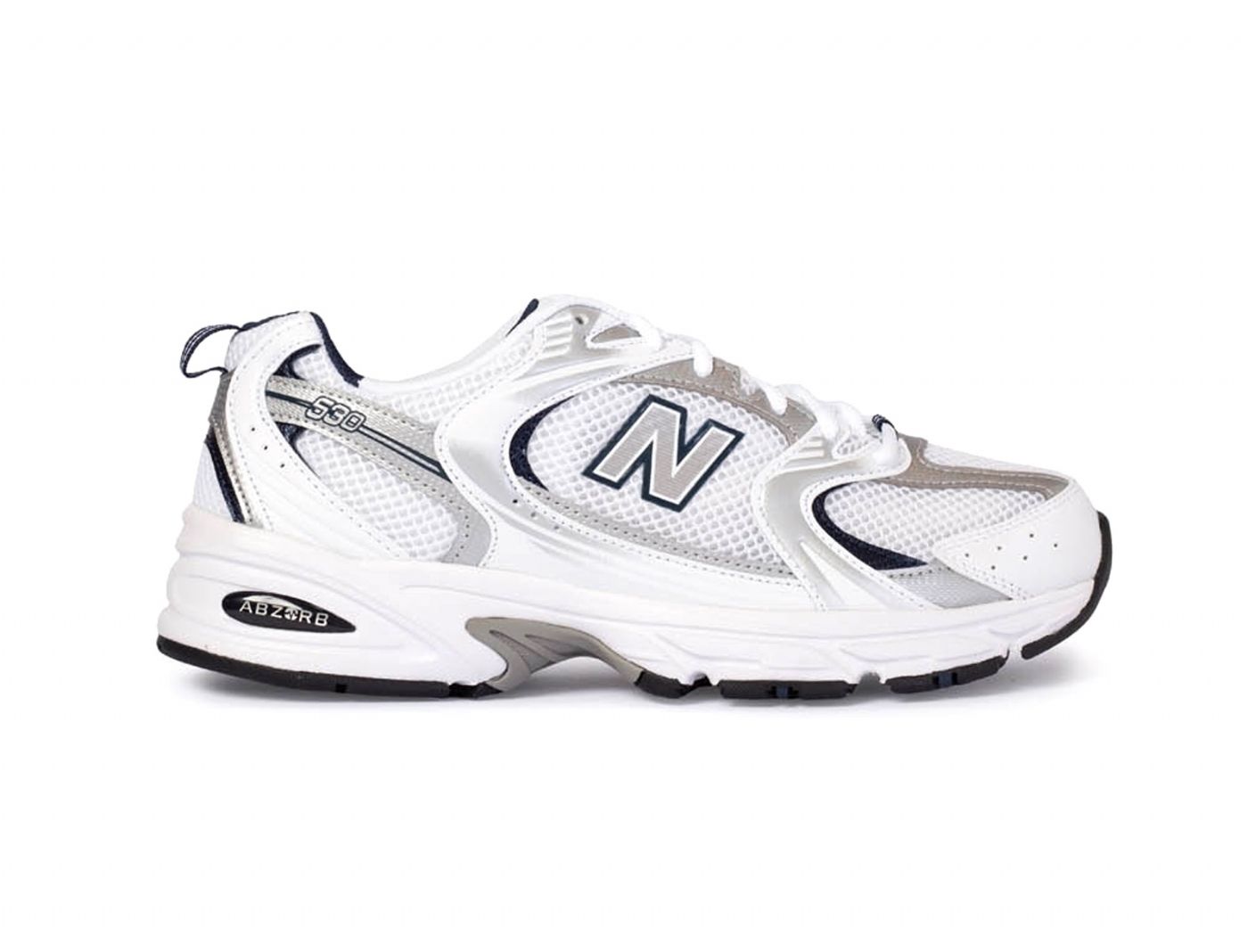 SNEAKERS NEW BALANCE UOMO LIFESTYLE BIANCO/BLUE NBMR530SG