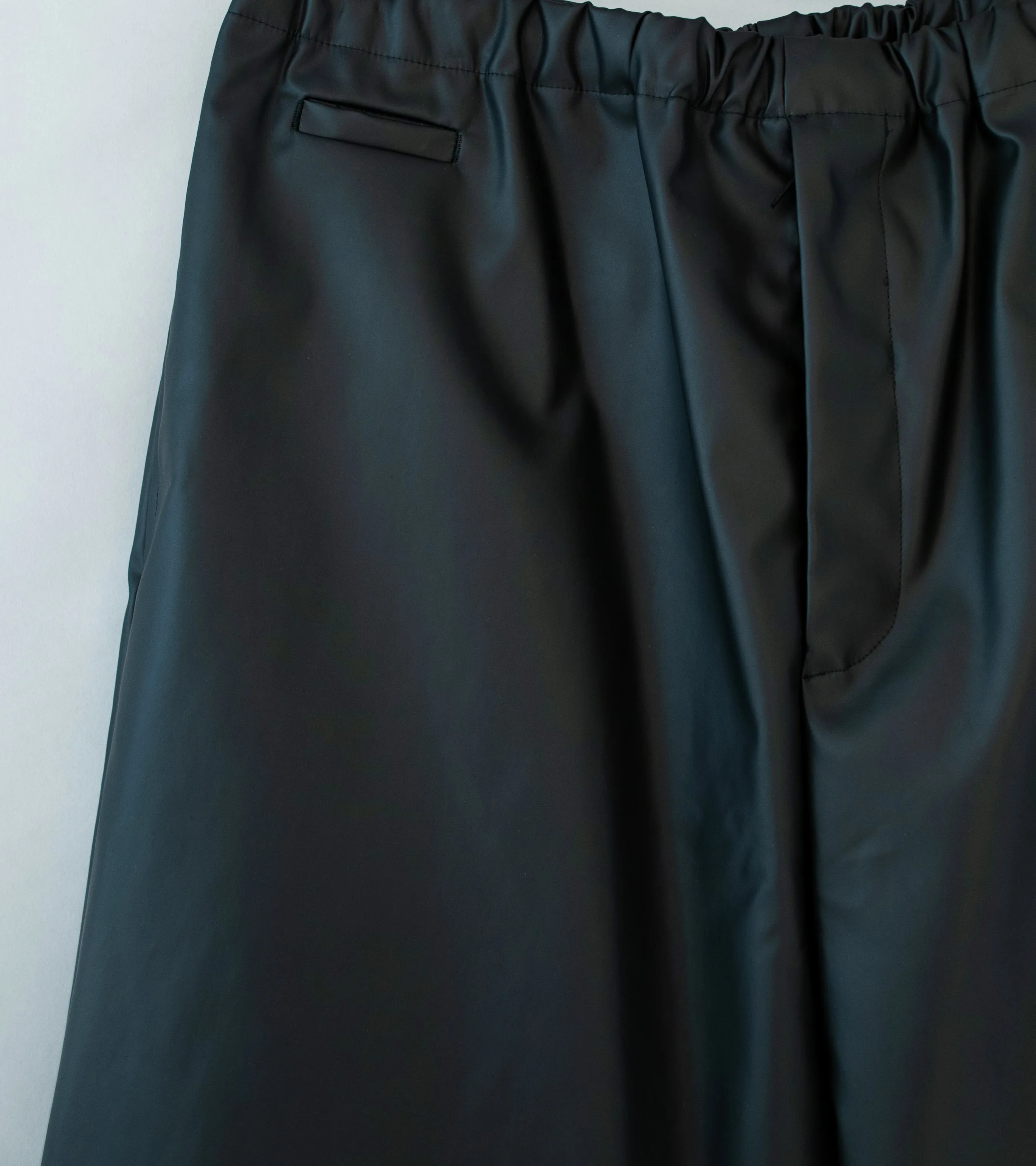 Stein 'Track Easy Trousers' (Black Coated Polyester)