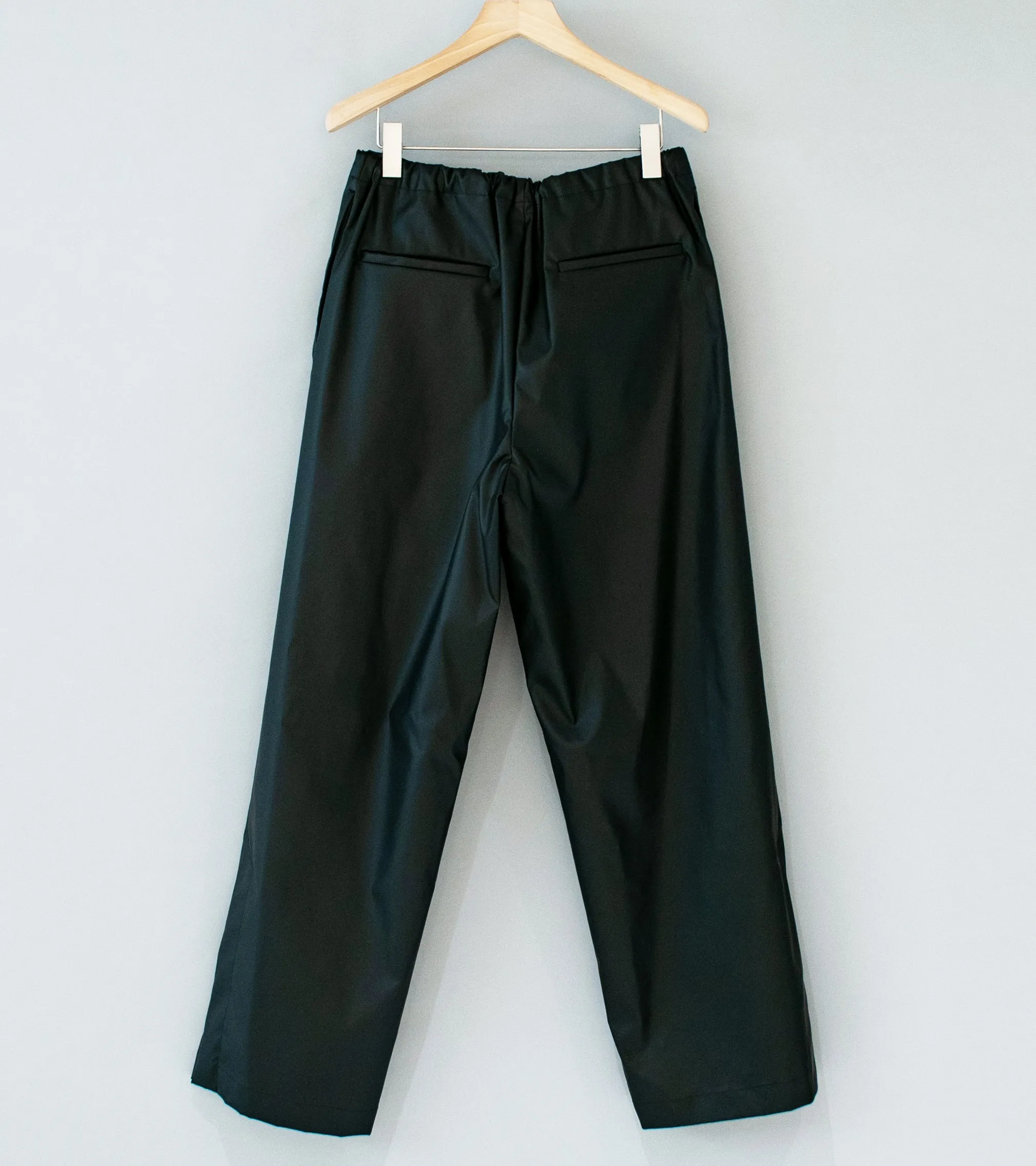 Stein 'Track Easy Trousers' (Black Coated Polyester)