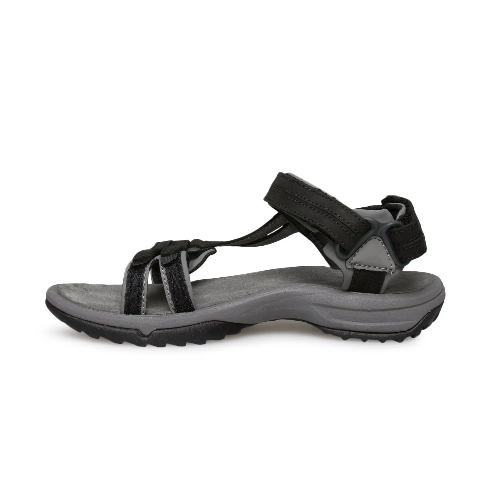 Teva Terra Fi Lite Leather Black Sandals - Women's