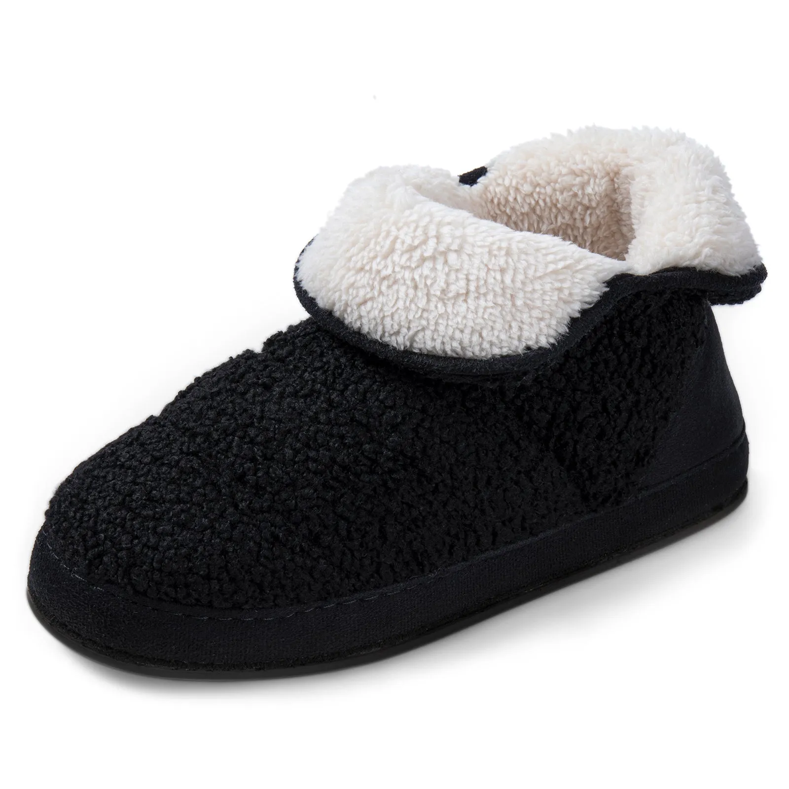 Women's Fuzzy Fleece House Bootie Ladies' Memory Foam Slipper