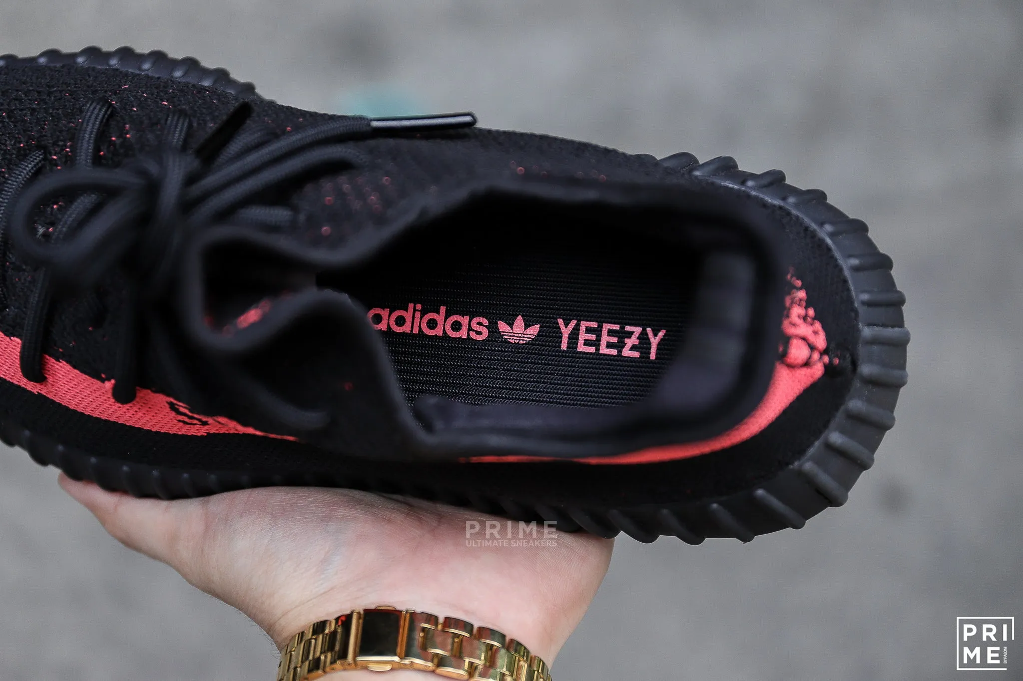 Yeezy 350 Core Black  Red (BY9612)